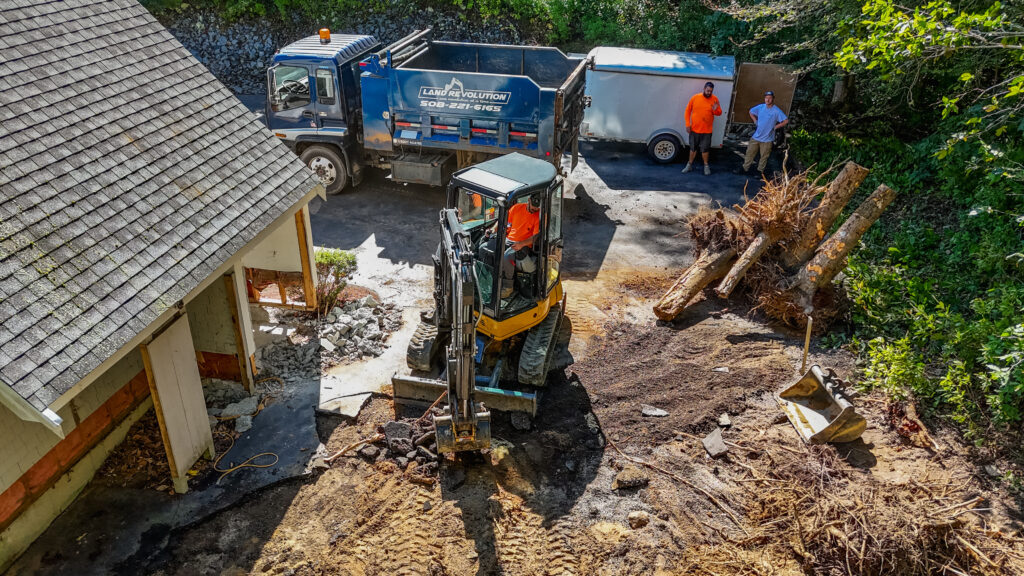 Land clearing services by Land Revolution on Cape Cod