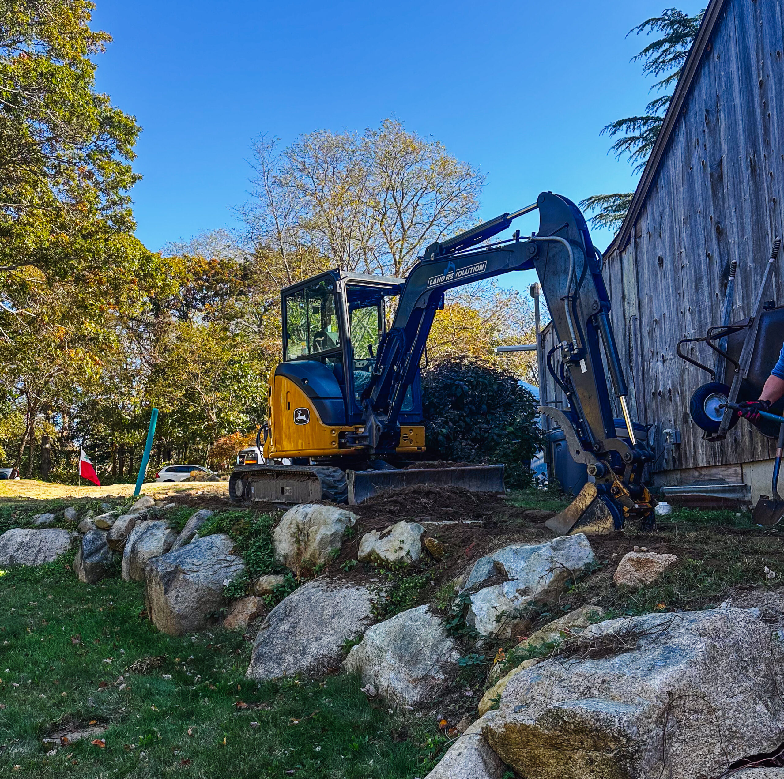 Trenching Services on Cape Cod by Land Revolution